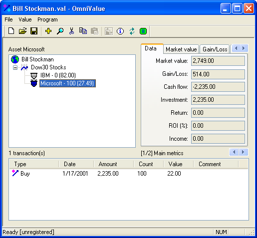 The icon for an asset indicates the state of the asset